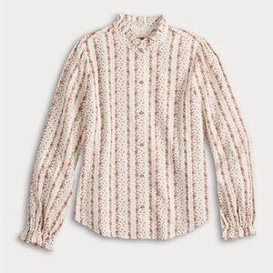 Lauren Conrad LC long sleeve cottage core shirt blouse XXL